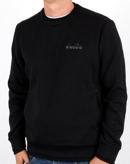 Diadora Evo Sweatshirt Schwarz