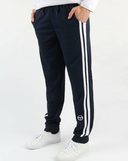 Sergio Tacchini 2-Streifen-Trainingshose, Marineblau
