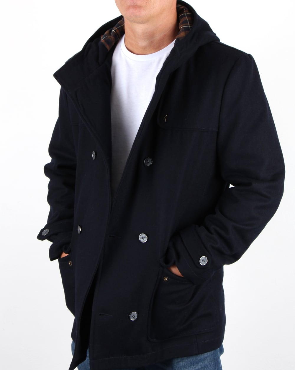 Gabicci Vintage Dufflecoat Marine