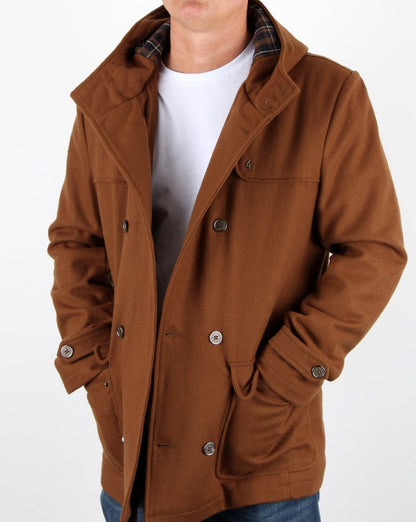 Gabicci Vintage Dufflecoat Tan
