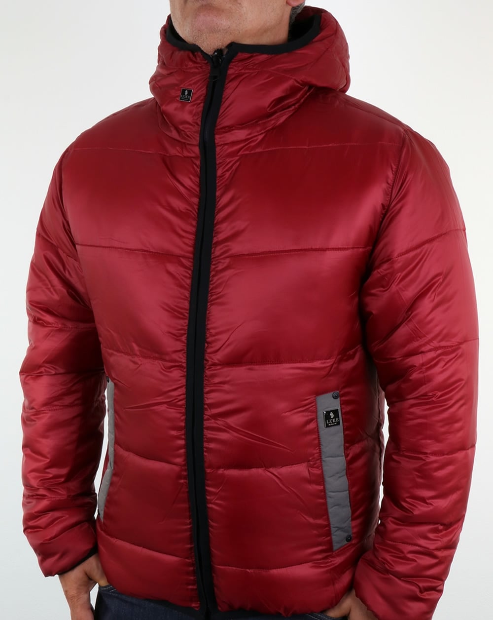 Luke Re-emersion Wende-Steppjacke Dunkelmarine
