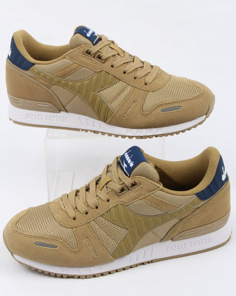 Diadora Titan II Trainers Khaki/Estate Blue