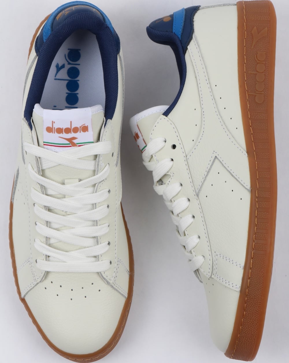 Diadora Game L Low Sneakers &amp; Tennisschuhe Weiß/Saltire Navy
