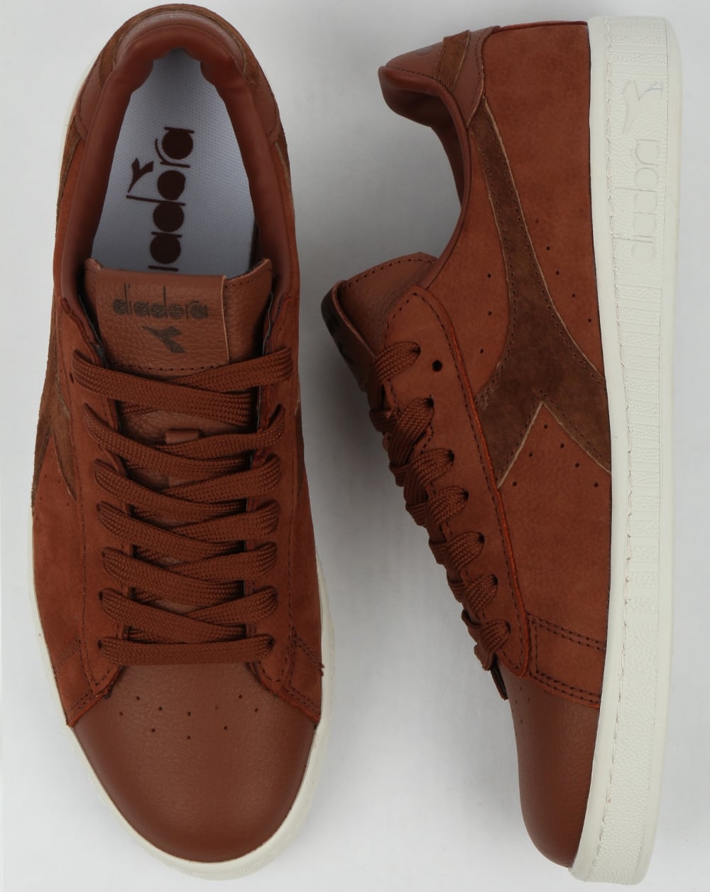 Diadora Game Low Premium Trainers Brown Sequoia