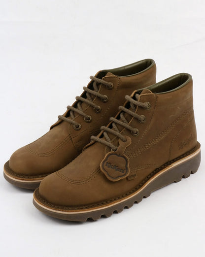 Kickers Kick Hi Stiefel Khaki
