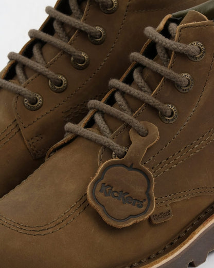 Kickers Kick Hi Stiefel Khaki