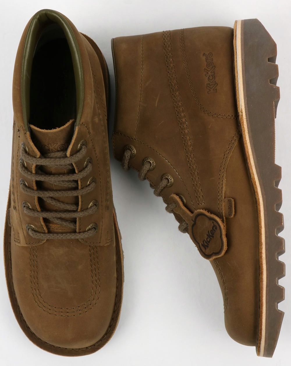 Kickers Kick Hi Stiefel Khaki