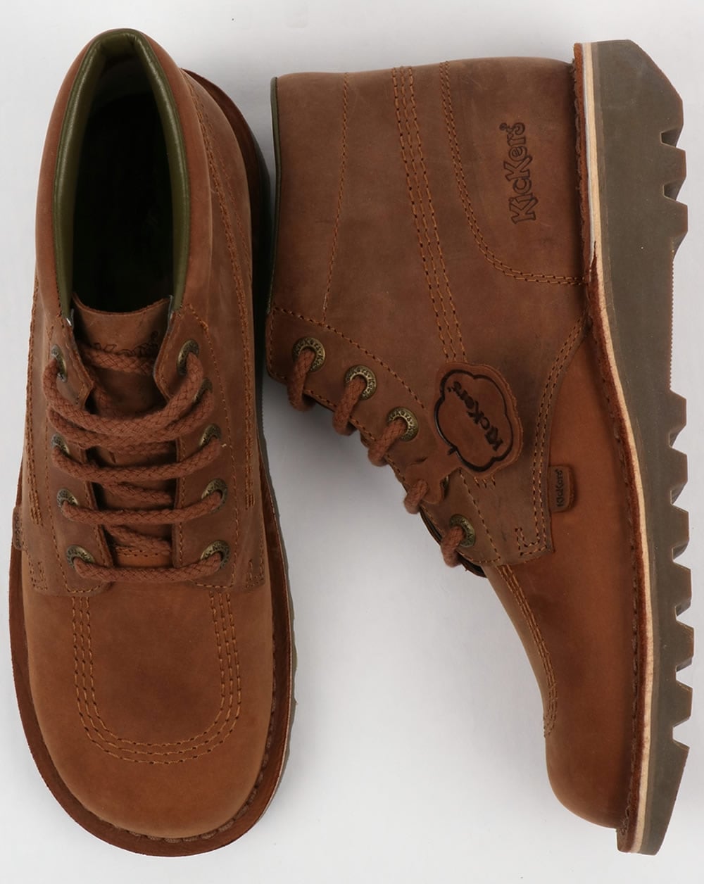 Kickers Kick Hi Stiefel, Braun