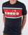 Diadora Logo T Shirt Navy/red/white