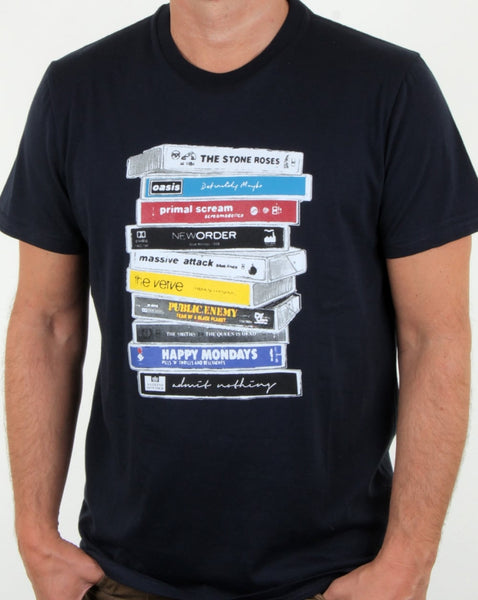 Weekend Offender 90s Highs T Shirt Navy