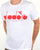 Diadora Logo T Shirt White/red