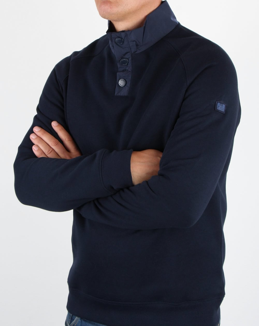 Weekend Offender Freeman Pullover Marineblau