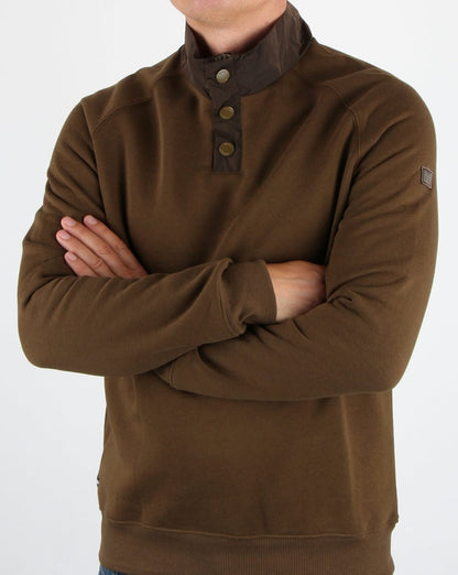Weekend Offender – Freeman – Pullover in Khaki
