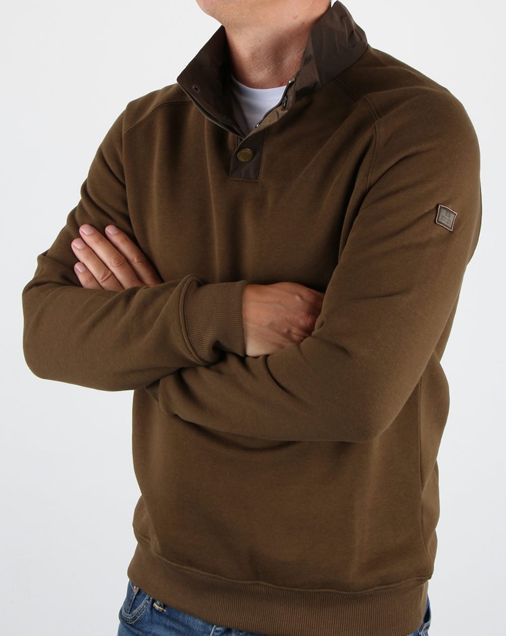 Weekend Offender – Freeman – Pullover in Khaki