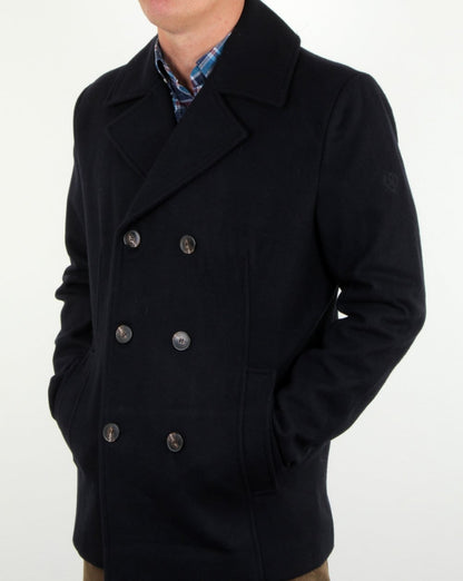 Henri Lloyd Melton Pea Coat Marineblau
