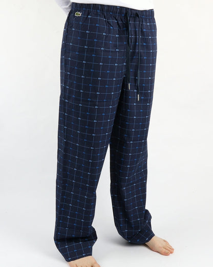 Lacoste Loungewear Schlafhose Marineblau