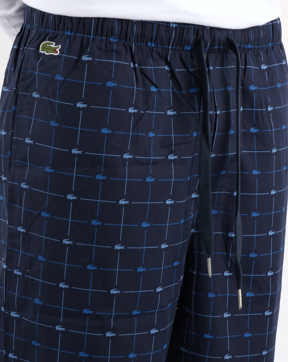 Lacoste Loungewear Schlafhose Marineblau
