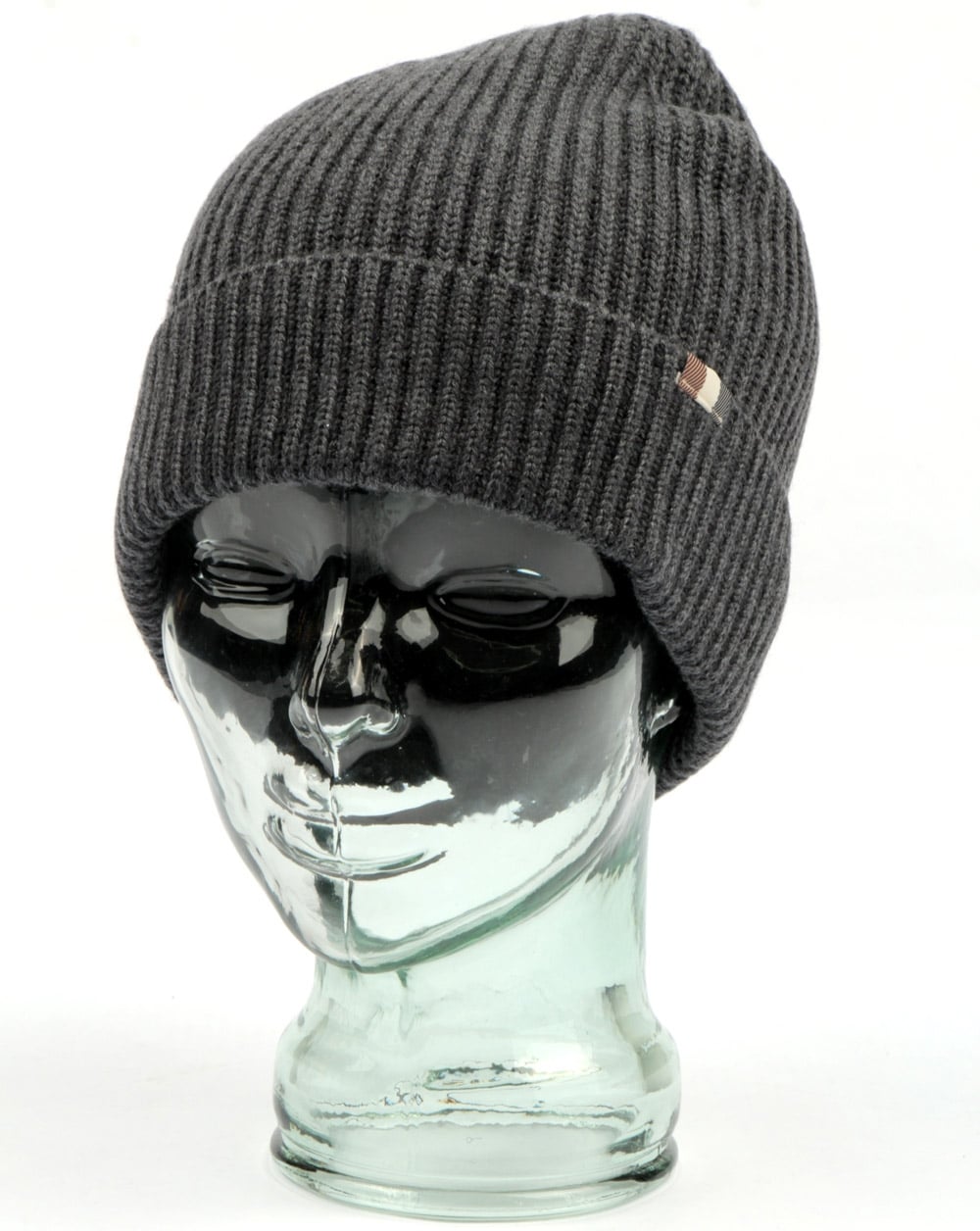 Aquascutum Rogue Beanie-Mütze Anthrazit Melange