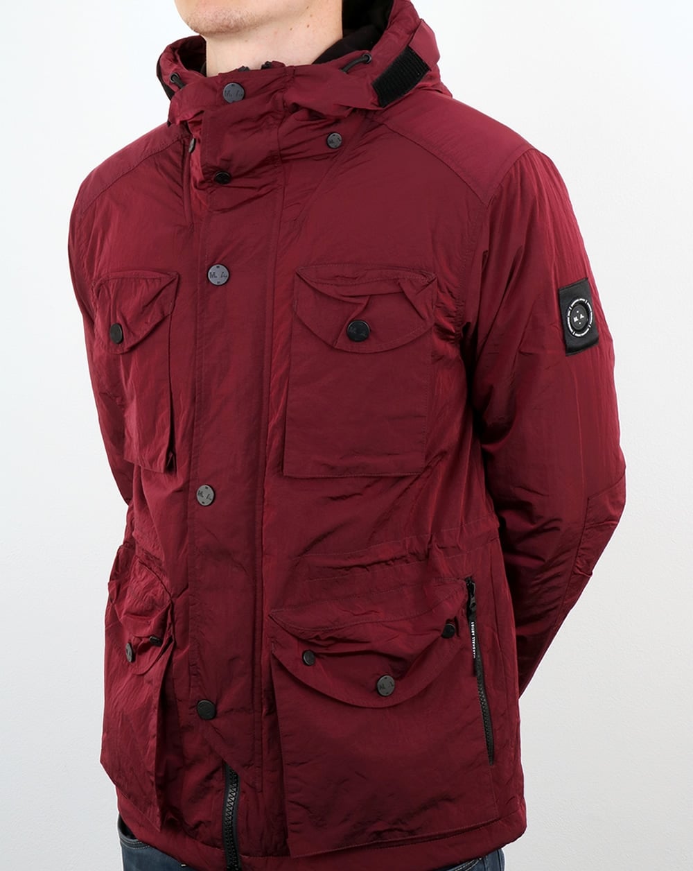 Marshall Artist Liquid Nylon Schneeparka Bordeaux