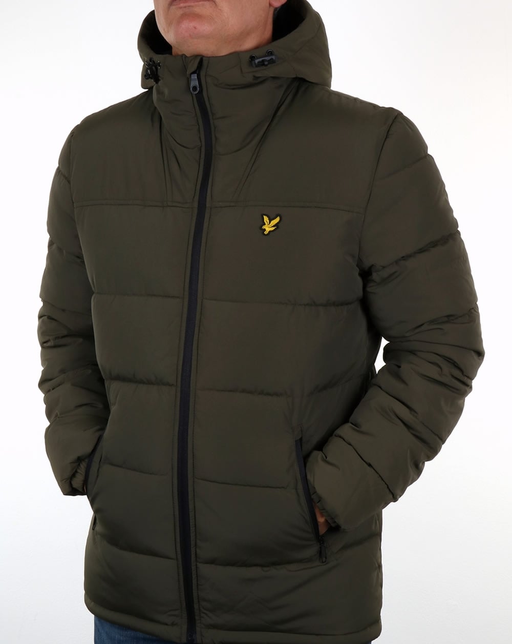 Lyle And Scott Wadded Jacket Olive