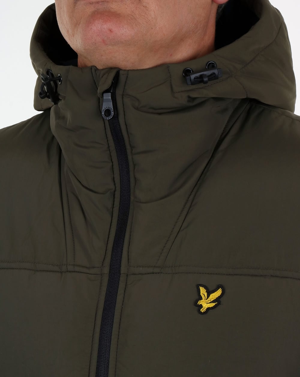Lyle And Scott Wattierte Jacke Olivgrün