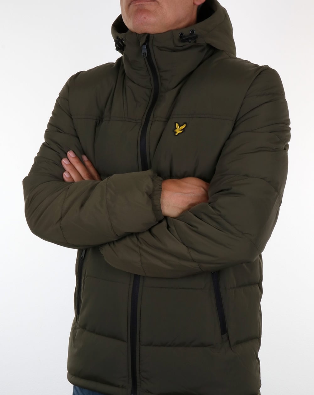 Lyle And Scott Wadded Jacket Olive