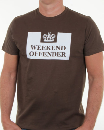 Weekend Offender Prison T-Shirt Khaki Grün