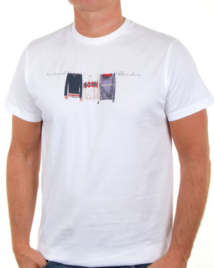 Weekend Offender Continental Elegance T-Shirt Weiß