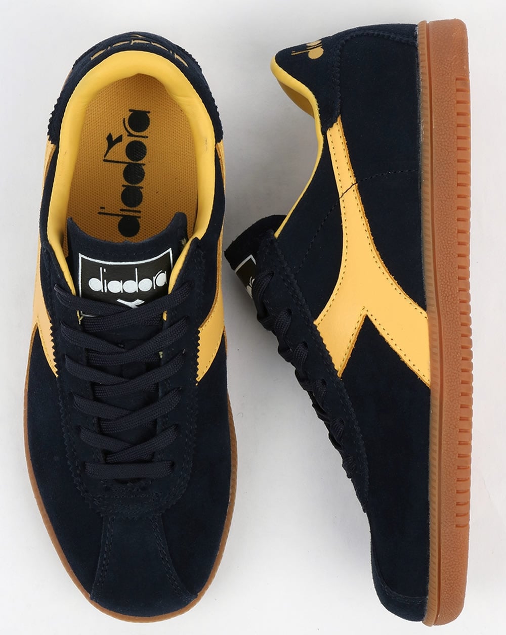 Diadora Tokyo Sneakers Marineblau/Goldgelb