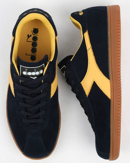 Diadora Tokyo Sneakers Marineblau/Goldgelb