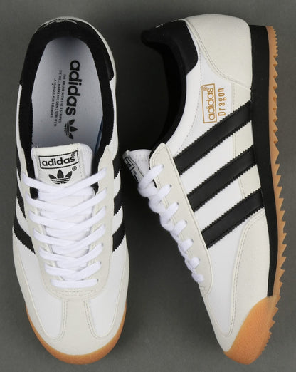 Adidas Dragon Sneakers Weiß/Schwarz/Gummi