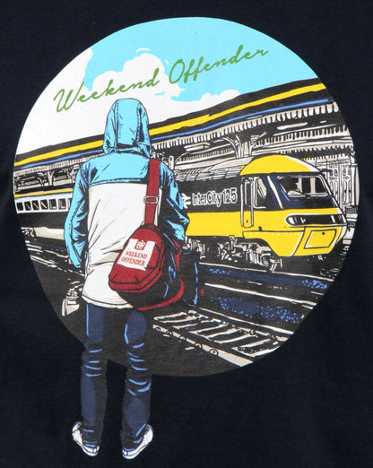 Weekend Offender Away Days T-Shirt Marineblau