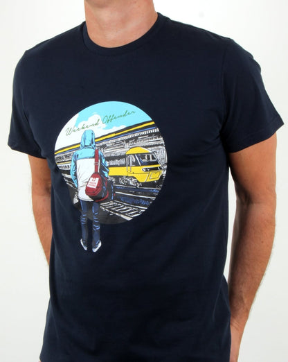 Weekend Offender Away Days T-Shirt Marineblau