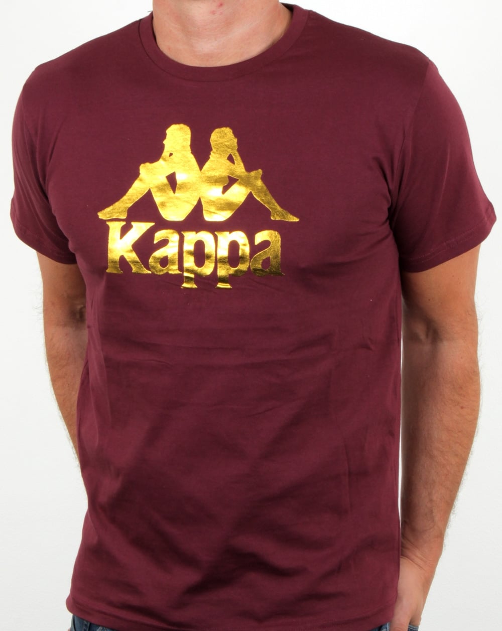 Kappa Estessi T-Shirt Burgund/Gold