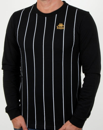 Kappa Solis T-Shirt Schwarz/Weiß