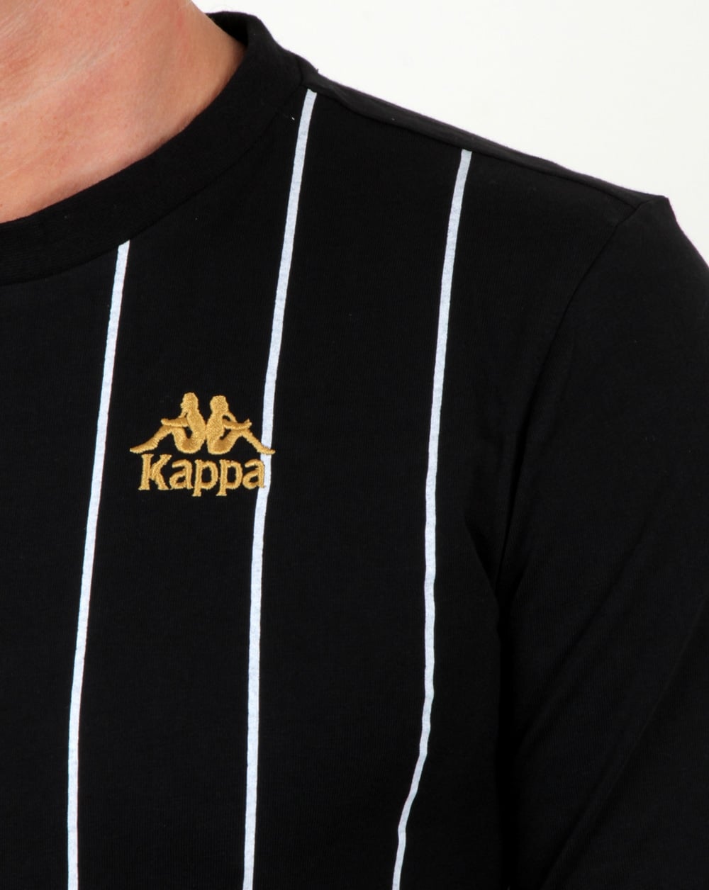 Kappa Solis T-Shirt Schwarz/Weiß