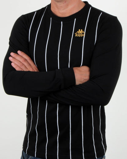 Kappa Solis T-Shirt Schwarz/Weiß