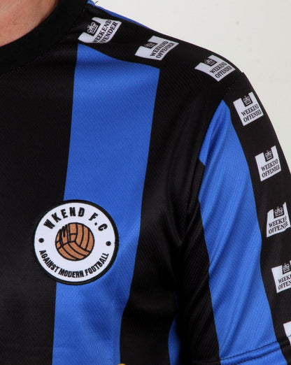 Weekend Offender Paninaro Fußballtrikot Blau/Schwarz