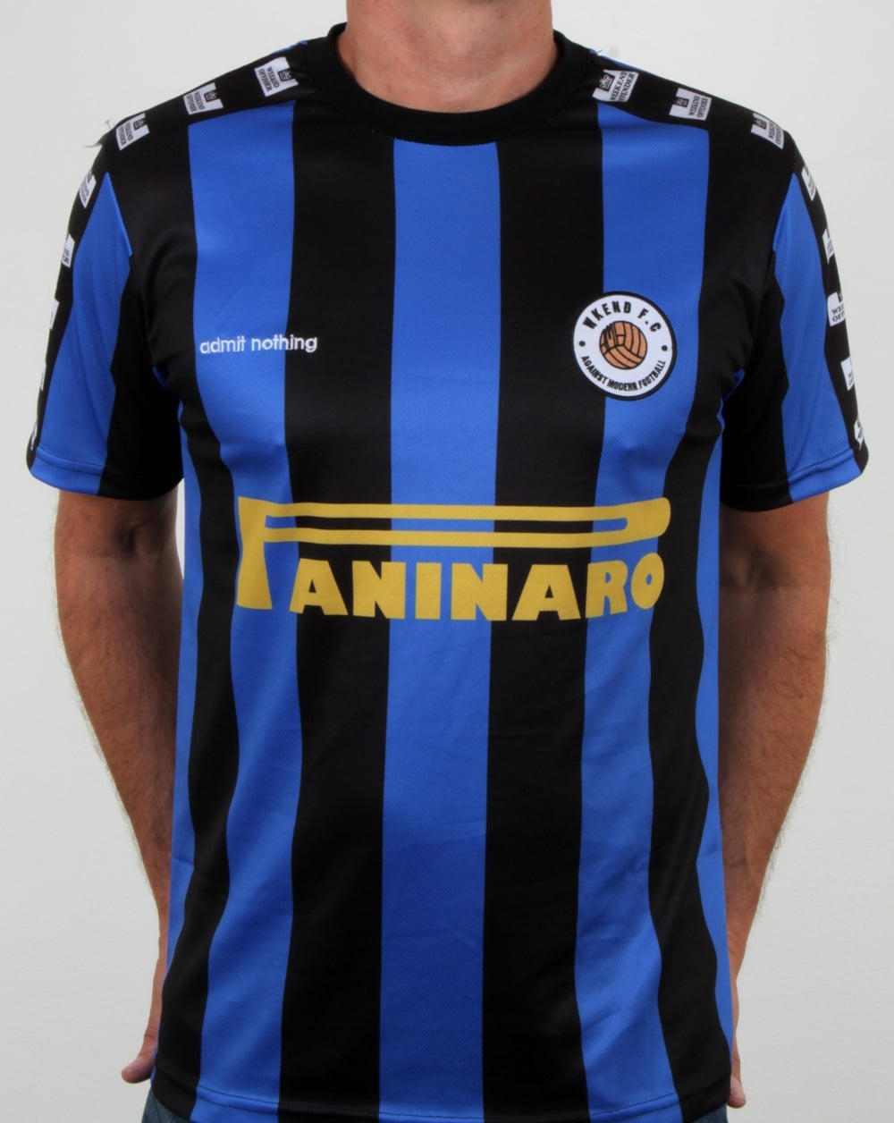 Weekend Offender Paninaro Fußballtrikot Blau/Schwarz