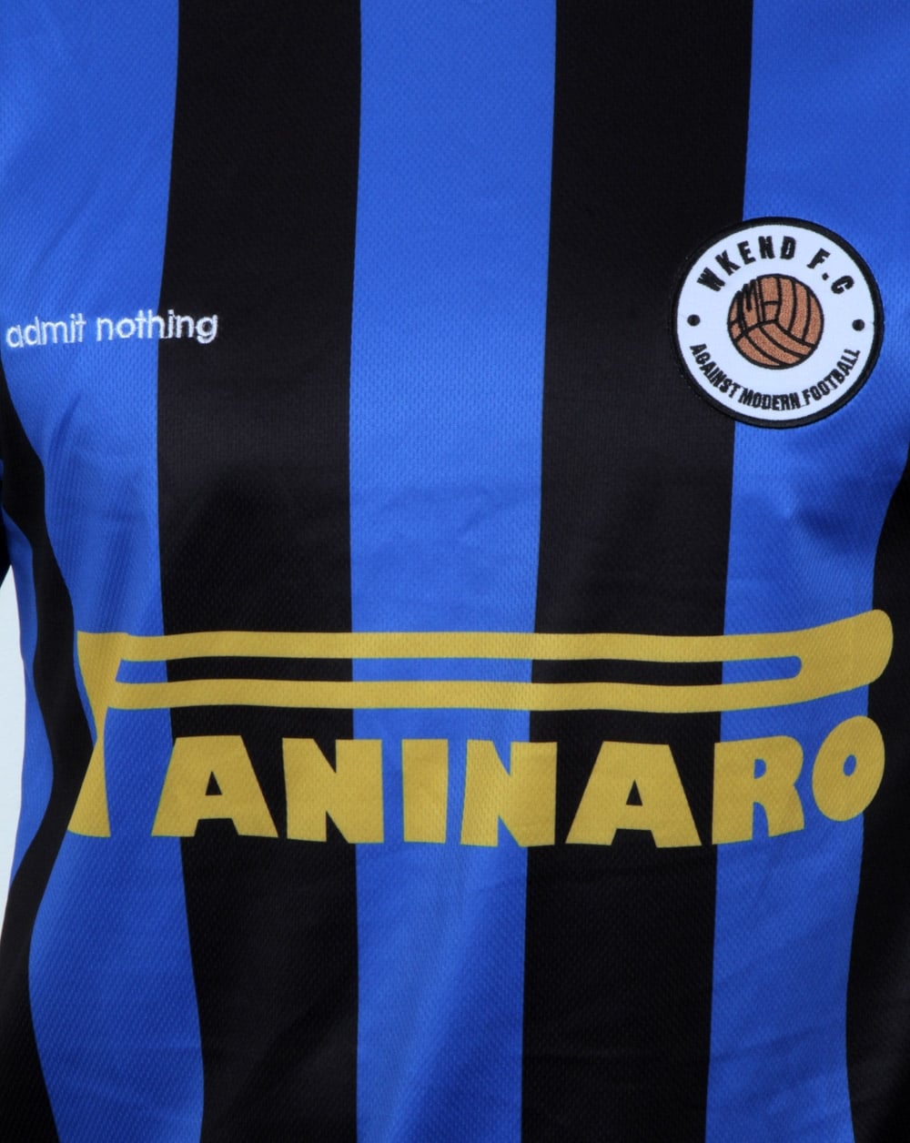 Weekend Offender Paninaro Fußballtrikot Blau/Schwarz