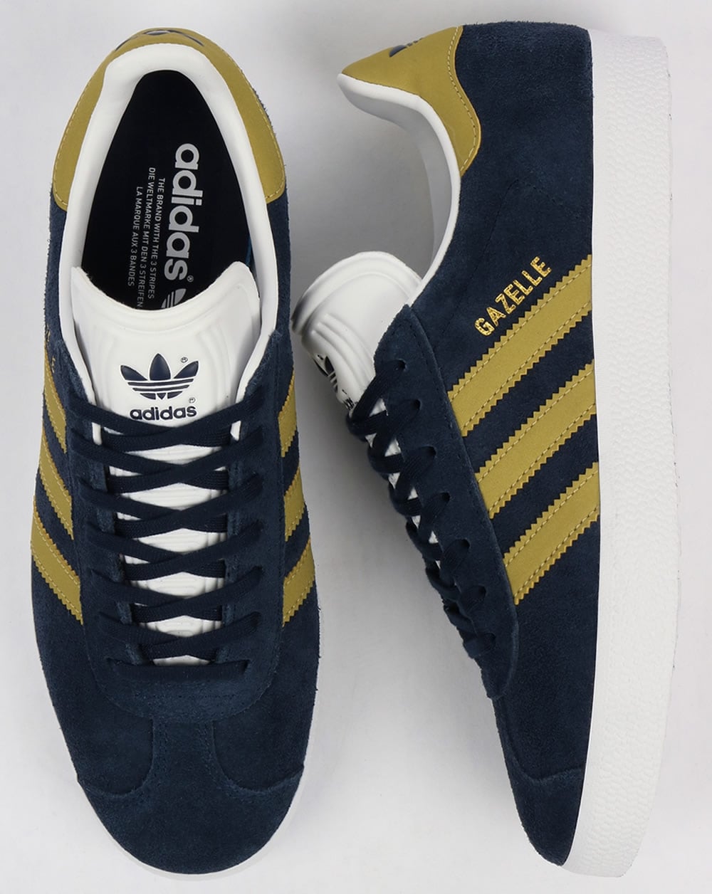 Adidas Gazelle Sneaker Marineblau/Gold