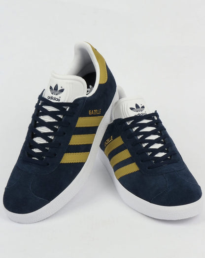 Adidas Gazelle Sneaker Marineblau/Gold