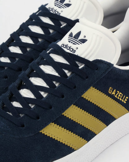 Adidas Gazelle Sneaker Marineblau/Gold