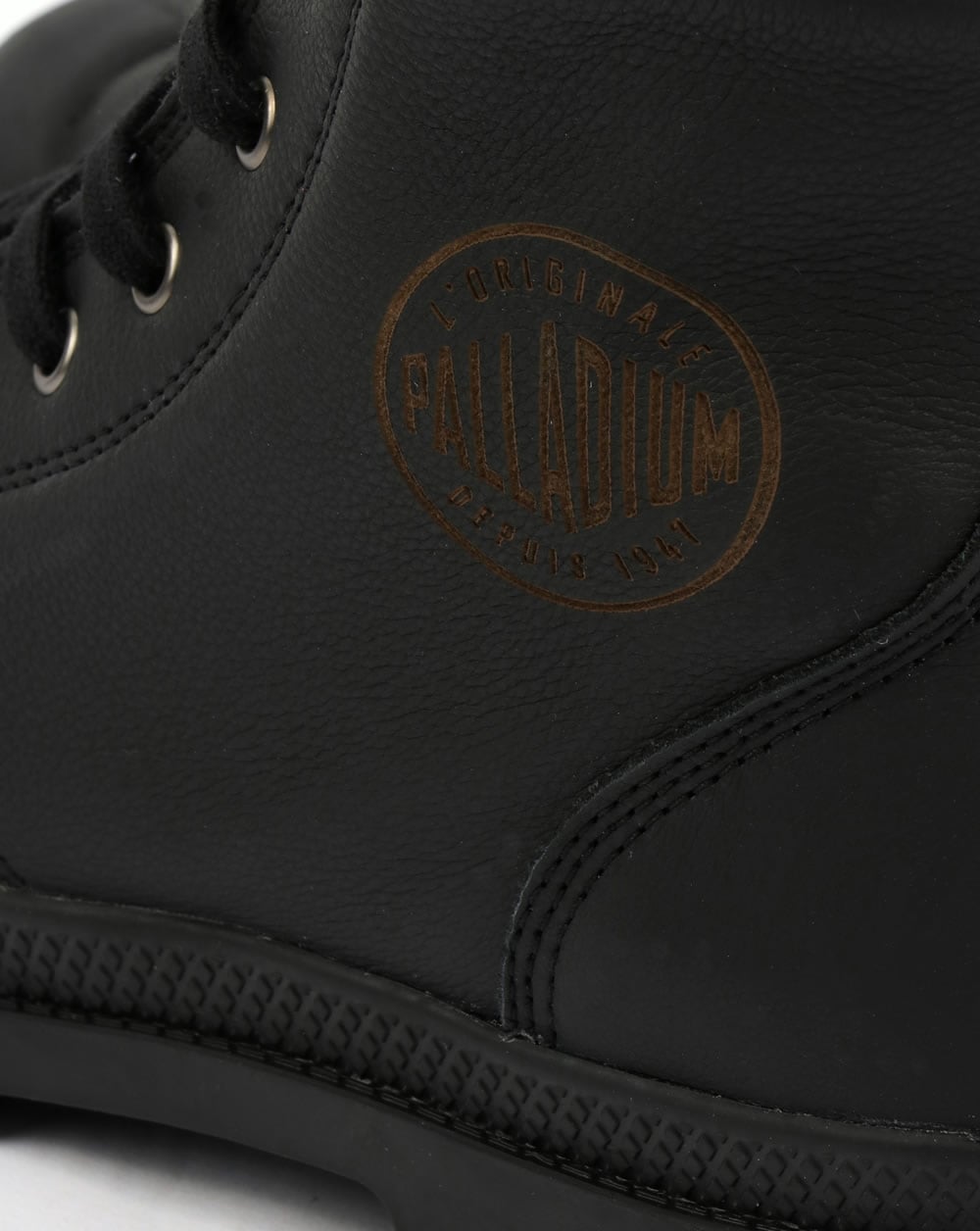 Palladium Pampa Hi Lederstiefel Schwarz