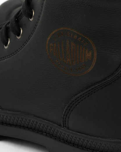 Palladium Pampa Hi Lederstiefel Schwarz
