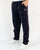 Fila Vintage Chevron Velour Track Pants Navy