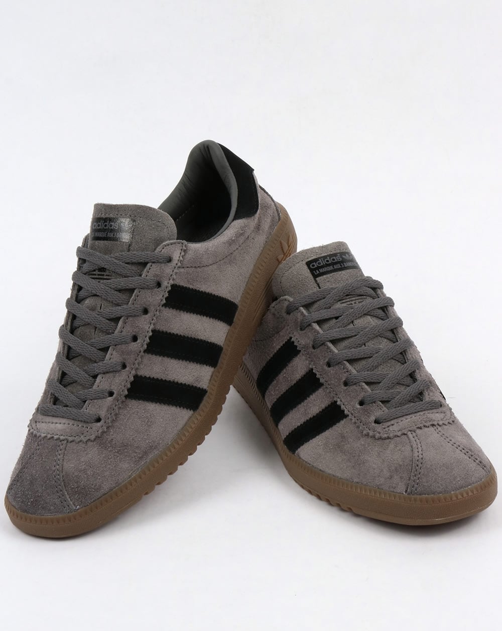 Adidas Bermuda Trainers Grey/Black/Gum