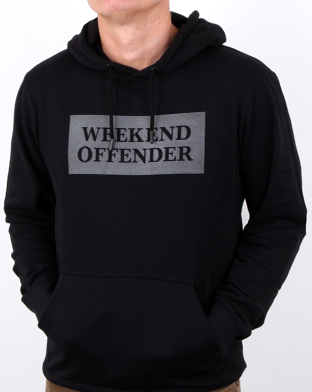 Weekend Offender Hayworth Kapuzenpullover Schwarz