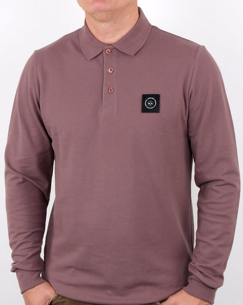 Marshall Artist Siren Ls Polo Shirt Rose Gold
