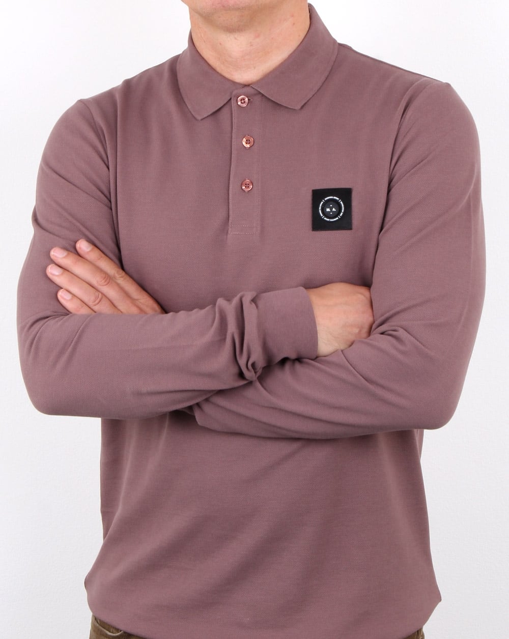 Marshall Artist Siren Ls Poloshirt Roségold
